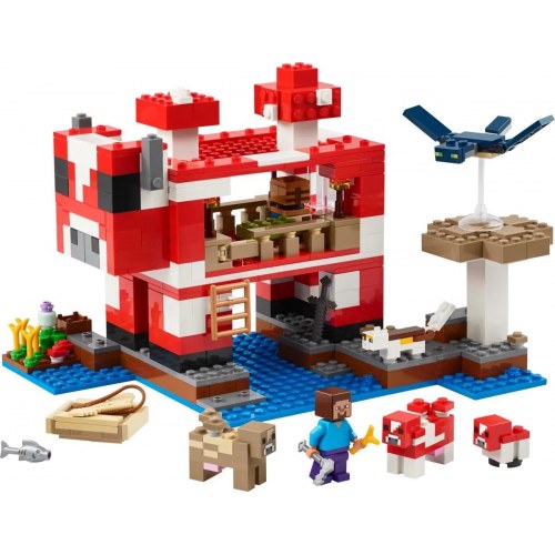 LEGO Minecraft 21270 Mooshroom-huset byggesæt (8+, 500 dele)