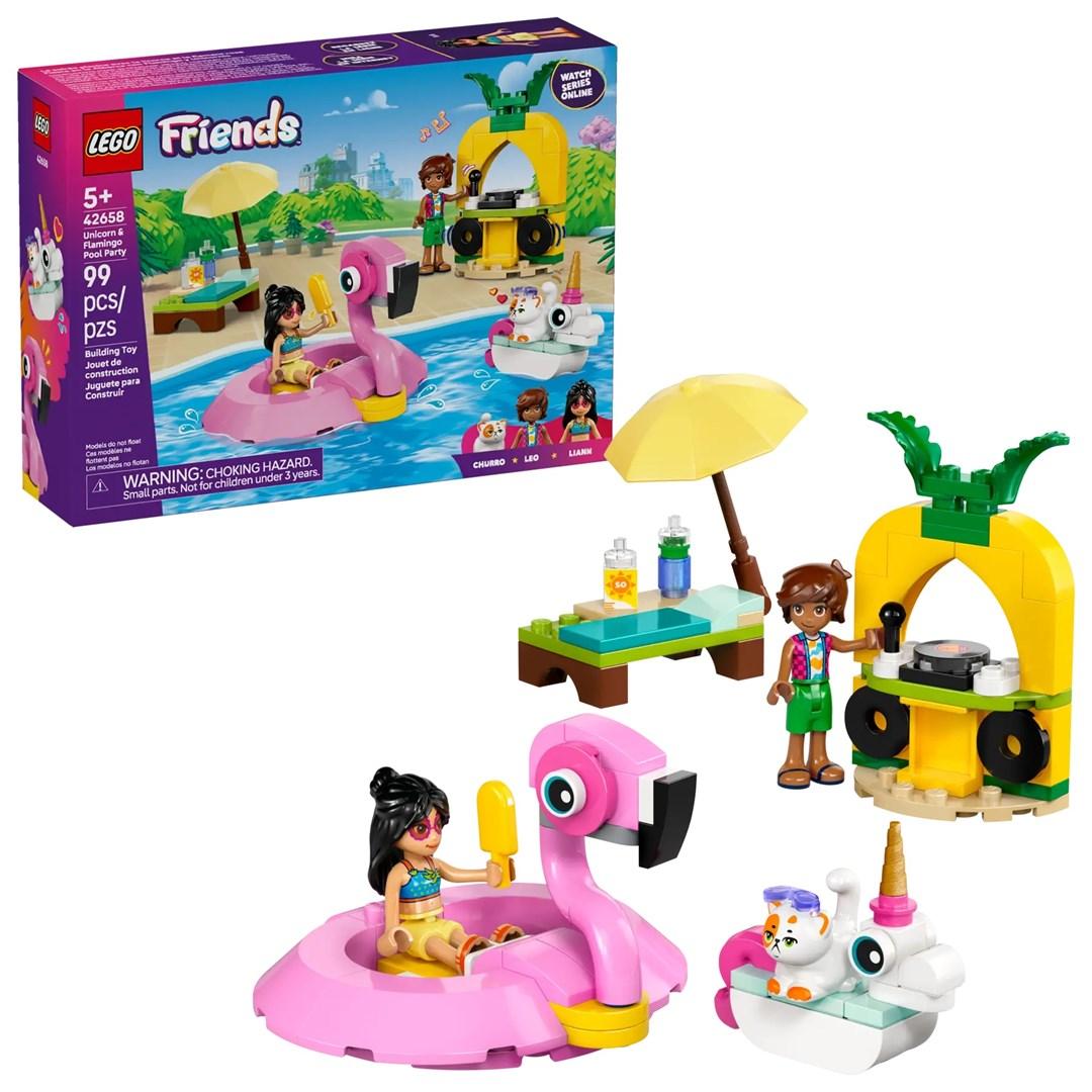 LEGO Friends – Enhjørning & Flamingo Pool Party (42658)