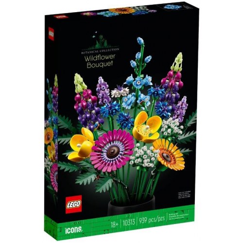 LEGO byggeri - LEGO Icons Vildblomst-bouquet 10313 (18+, 939 dele)