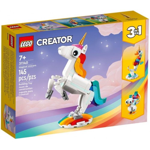 LEGO Creator 3-i-1 Magisk Enhjørning (31140) - 145 dele