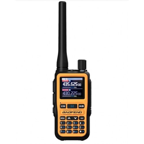 Walkie talkie BAOFENG UV-5R EU Mini USB-C Bluetooth VHF/UHF Luftbånd - Orange