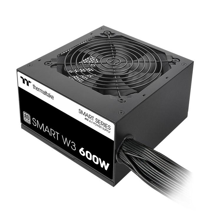 Strømforsyning ATX 600 W - Thermaltake Smart W3 (sort) billede