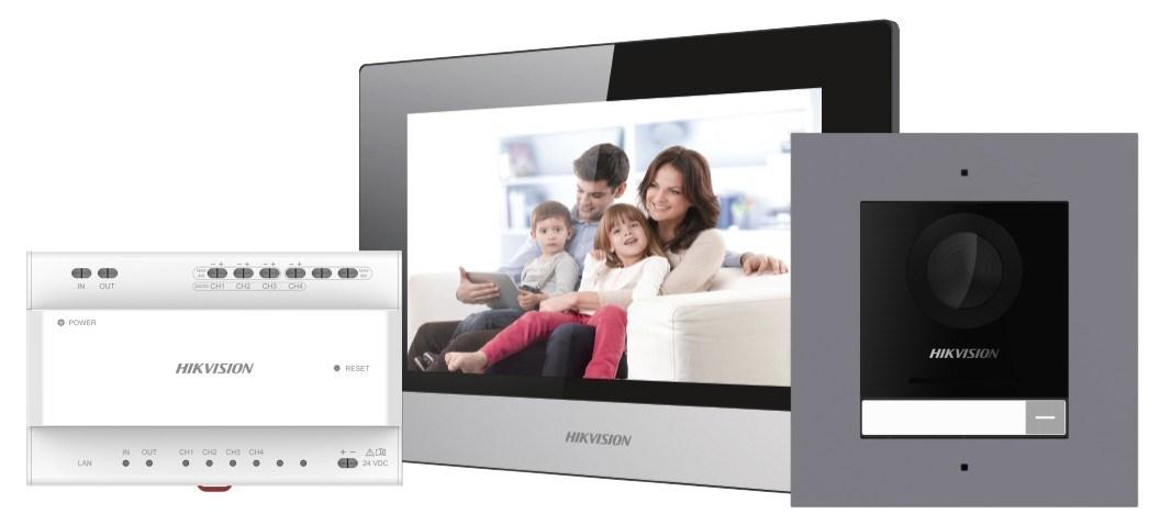 Dørtelefon sæt Hikvision DS-KIS702Y