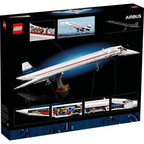 LEGO byggesæt ICONS 10318 Concorde – voksenmodel