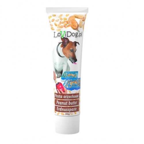 Hunde godbid peanut butter – LoviDog – 90 g tube