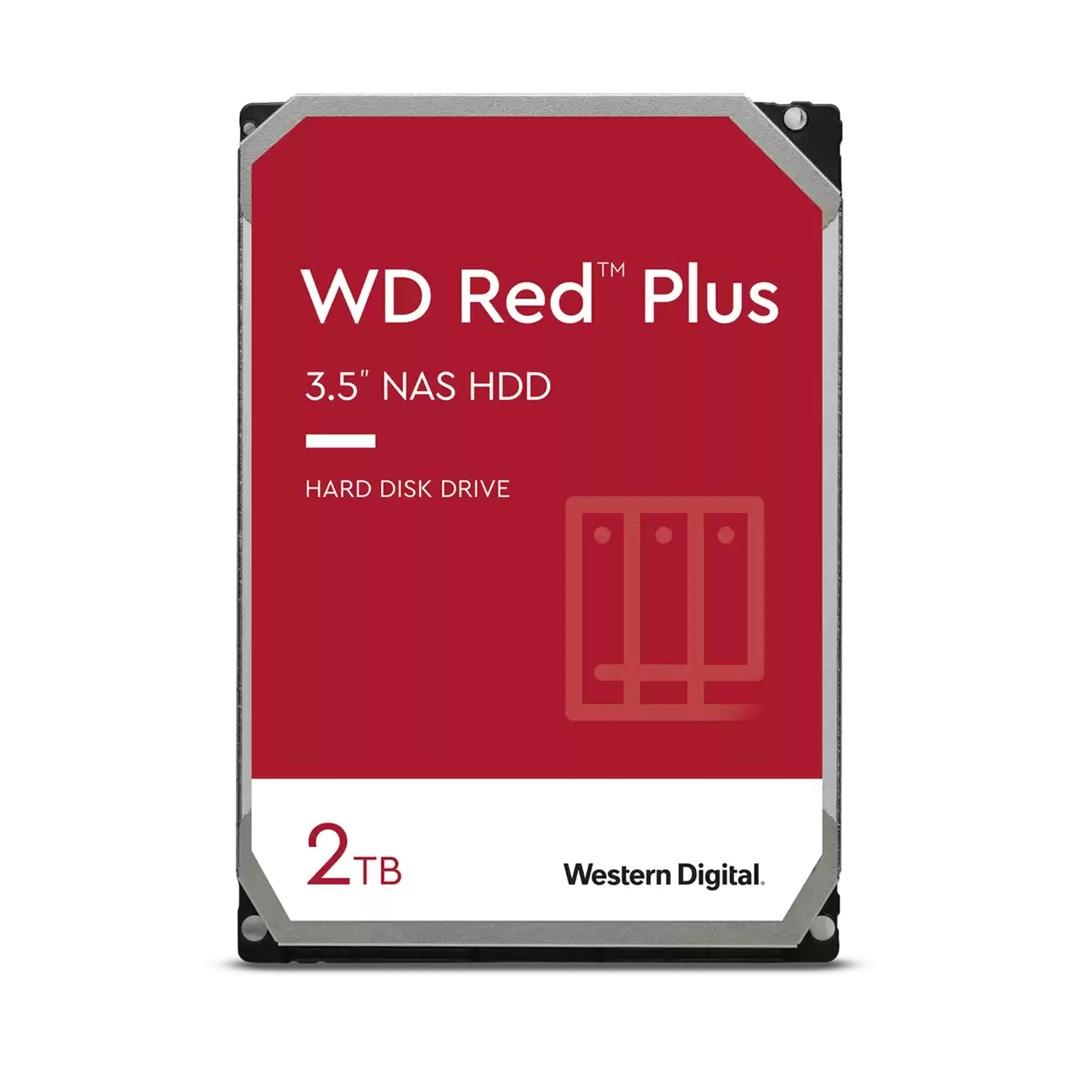 Harddisk til NAS Western Digital WD Red Plus 2 TB 3,5" SATA 6 Gb/s 5400 rpm