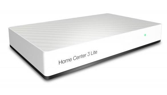 Smart home hub FIBARO Home Center 3 Lite - Z‑Wave, hvid billede