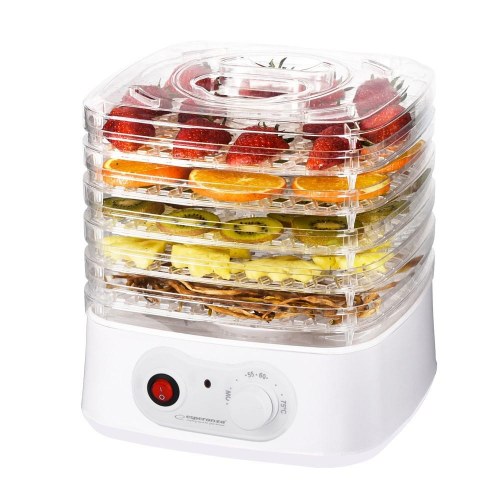 Maddehydrator – Esperanza EKD004, transparent/hvid, 250 W