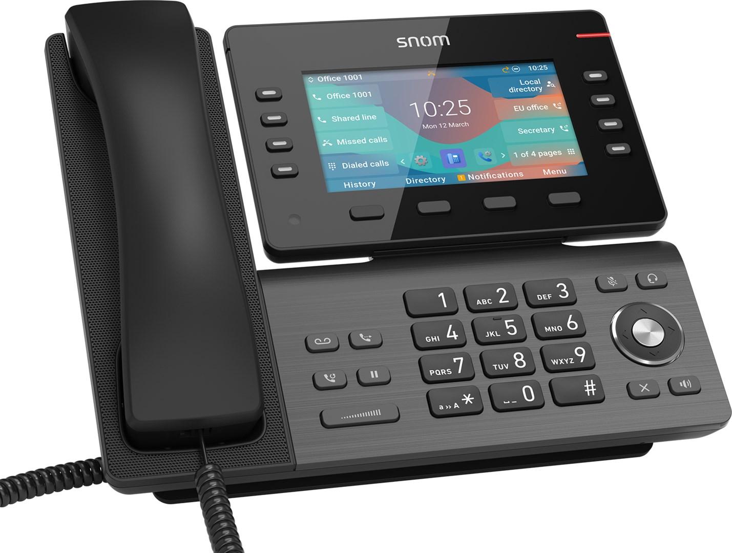 IP-telefon Snom D862 – sort LCD 5" billede