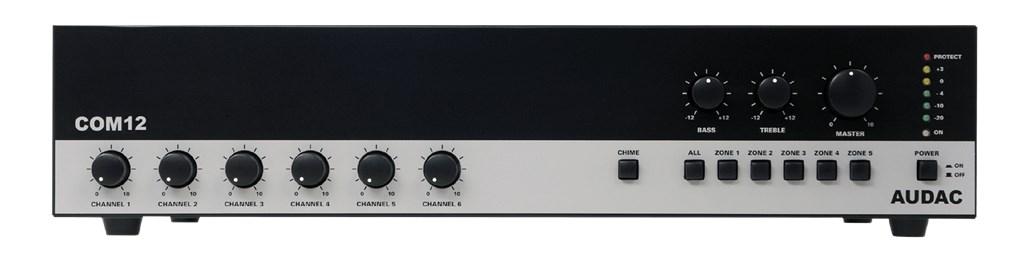 Audac COM12MK2 - Mixer forstærker - forstærket - 6 kanaler - 120 Watt - rackversion