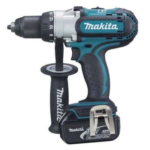 Skruemaskine Makita DDF451RTJ 18 V Li-Ion, nøglefri – sort/blå