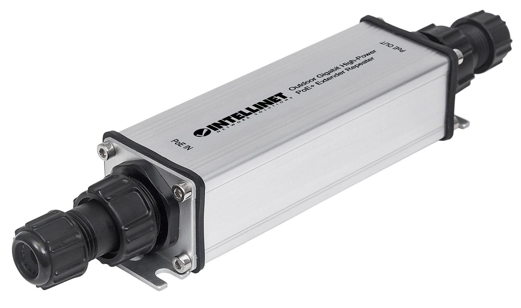 Netværksrepeater Intellinet Outdoor Gigabit PoE+ Extender, IP65 billede