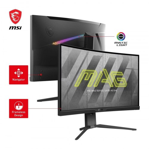 Gaming skærm MSI MAG 275CQRF 27" WQHD, 170 Hz, VA, buet