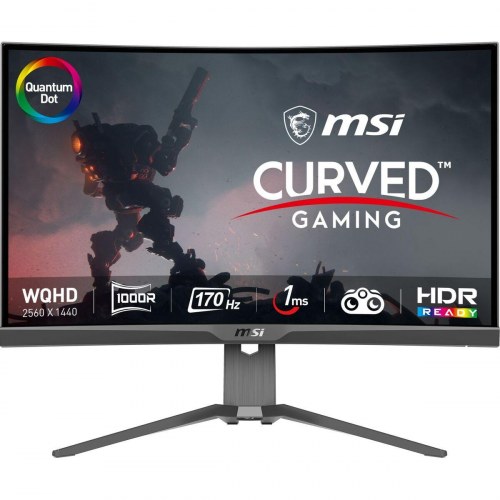 Gaming skærm MSI MAG 275CQRF 27" WQHD, 170 Hz, VA, buet