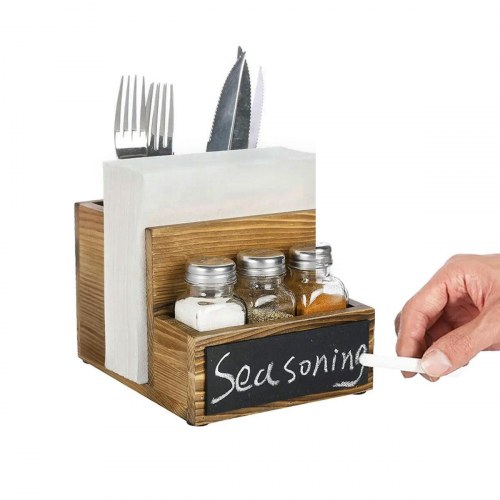 Krydderihylde i træ My Bar 14,5 × 18 × 12 cm (6 enheder)