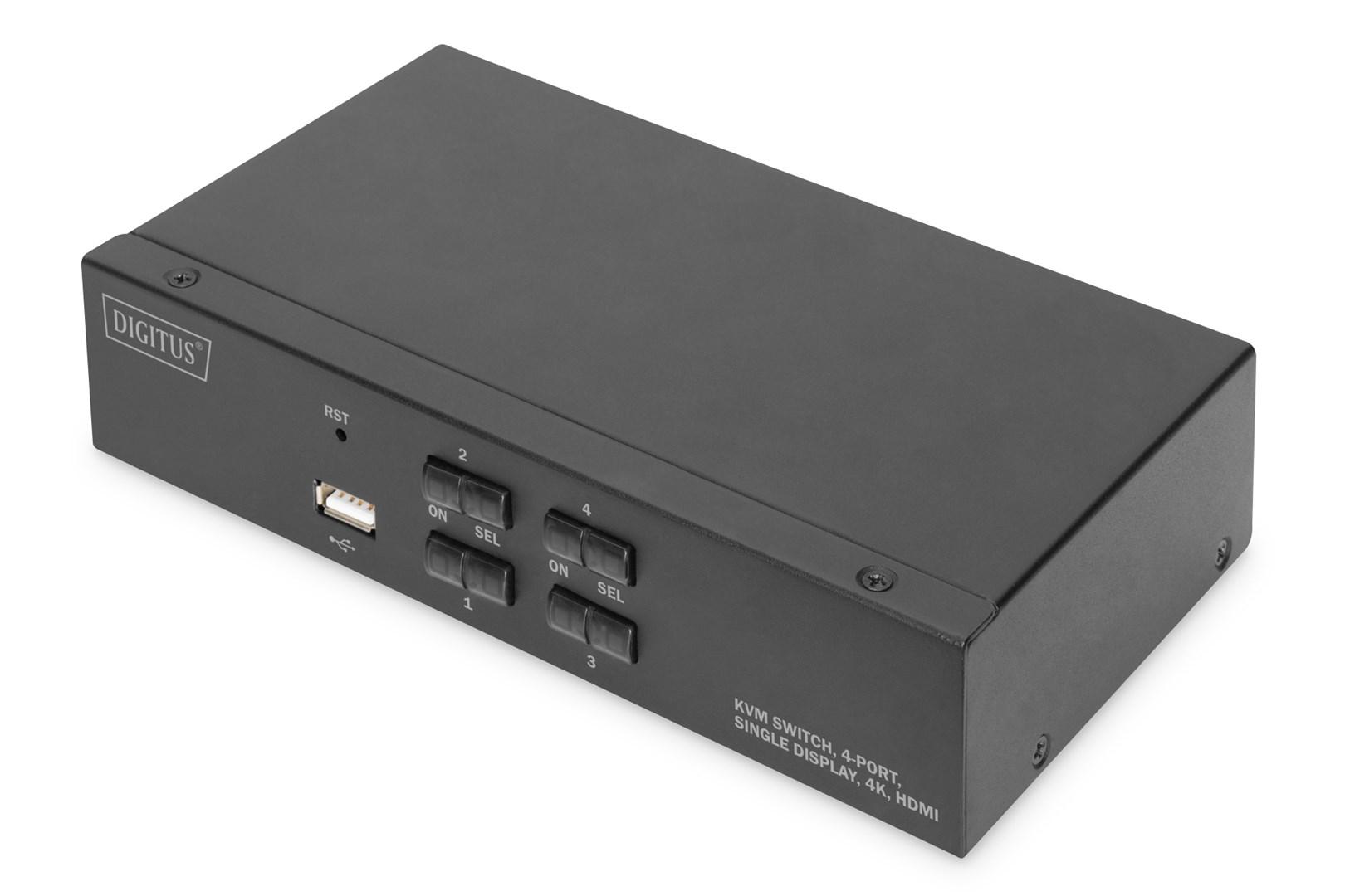 DIGITUS DS-12880 KVM / audio / USB switch Desktop