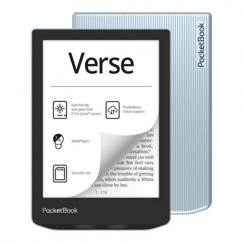 E-bogslæser PocketBook Verse (629) - lyseblå
