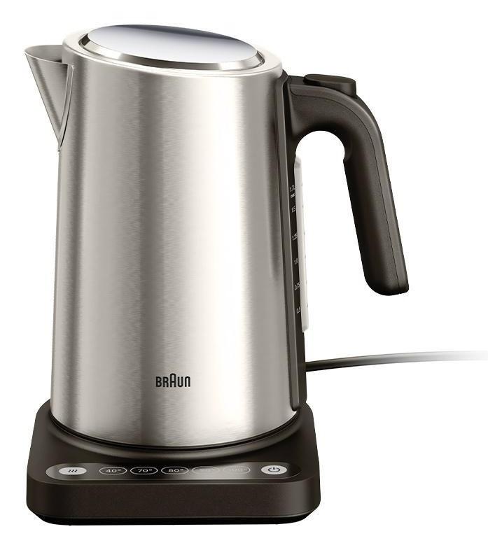 Elkedel Braun WK 5205 BK - 1,7 l, 2.200 W, sort/rustfrit stål billede
