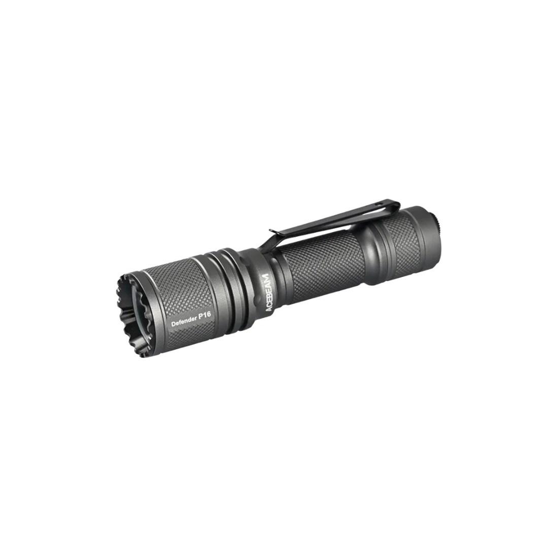 Lommelygte AceBeam P16, grå – LED, 1.800 lm, IP68