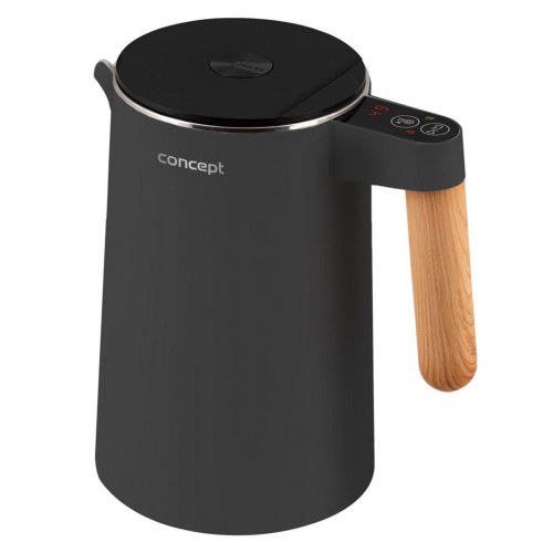 Elkedel CONCEPT RK3302 – antracit, 1,5 l, justerbar temperatur