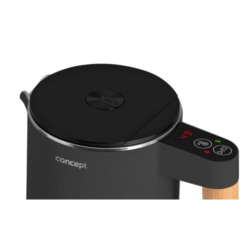 Elkedel CONCEPT RK3302 – antracit, 1,5 l, justerbar temperatur