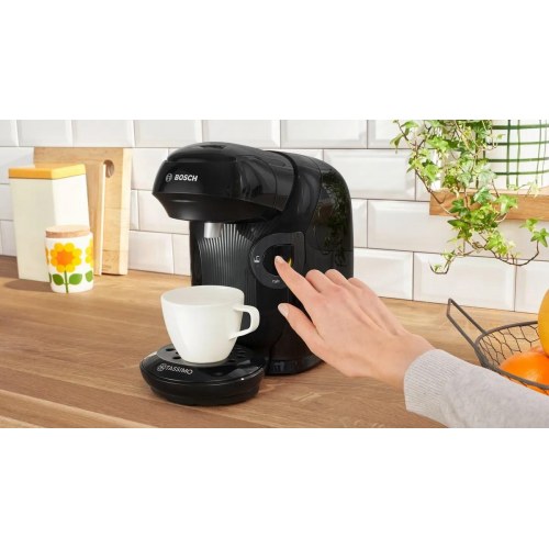 Kaffemaskine kapsler - Bosch Tassimo TAS112E, 0,7 l, fuldautomatisk (sort)