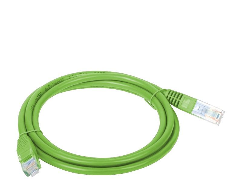 Netværkskabel Cat5e 1 m - Alantec, gul, U/UTP RJ-45 billede
