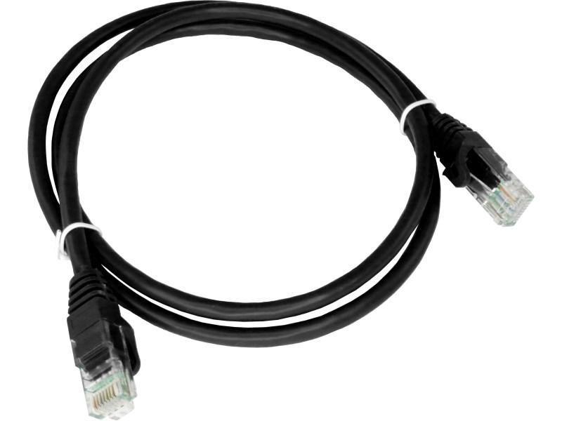 Alantec Patch-cord U/UTP kat.6 PVC 0.5m czarny ALANTEC