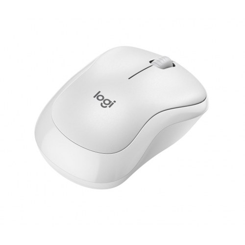 Trådløs mus Logitech – rejse, ambidextrous, RF + Bluetooth, hvid