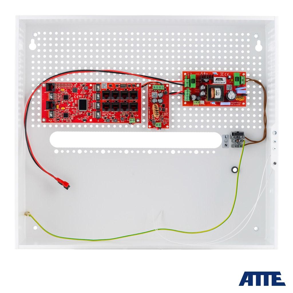 PoE switch til 8 IP-kameraer - Atte IPUPS-8-20-H