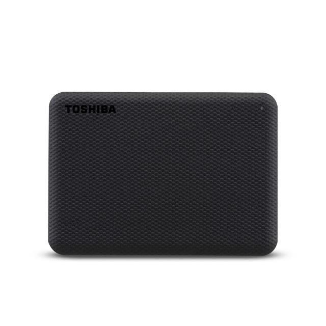 Ekstern harddisk Toshiba Canvio Advance 4 TB 2,5" USB Type‑A 3.2 Gen 1 (kompatibel med USB 2.0) - Sort