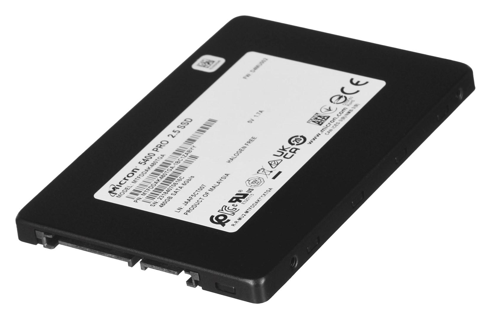 Ssd Harddisk Micron 5400 Pro 480 Gb 2 5  " Sata Dwpd 1 5