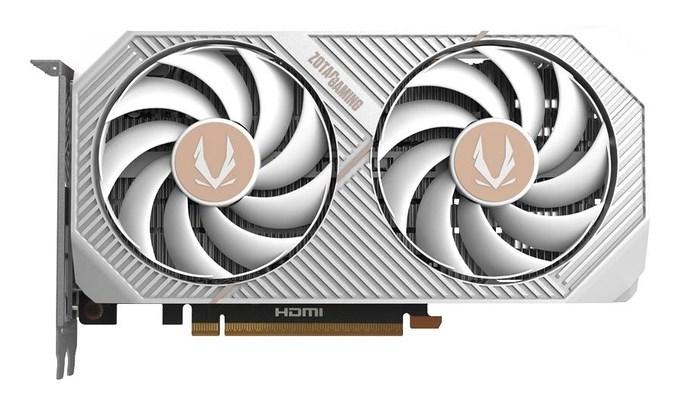 Grafikkort ZOTAC Gaming GeForce RTX 5060 Twin Edge OC White, 8 GB GDDR7 billede