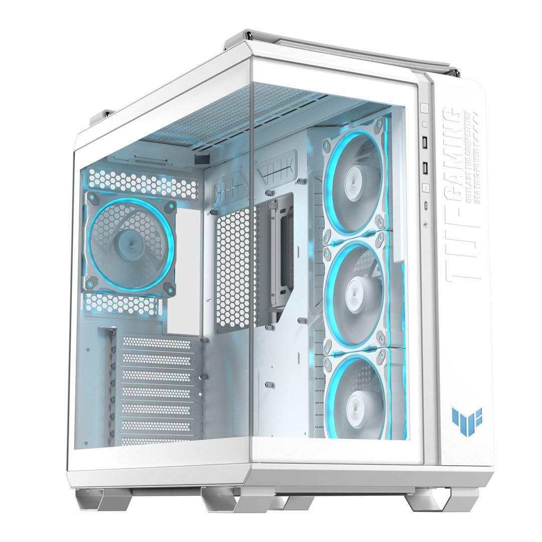 PC kabinet ASUS TUF Gaming GT502 Horizon TG ARGB hvid - Midi Tower billede