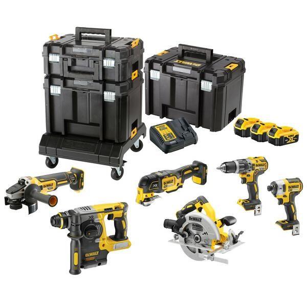 Akku bore-/skruemaskine sæt 18V - DeWALT combo kit DCK685P3T billede