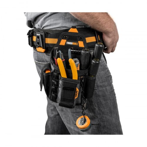 Værktøjstaske Toughbuilt TOU-CT-34 med bælteklips - sort