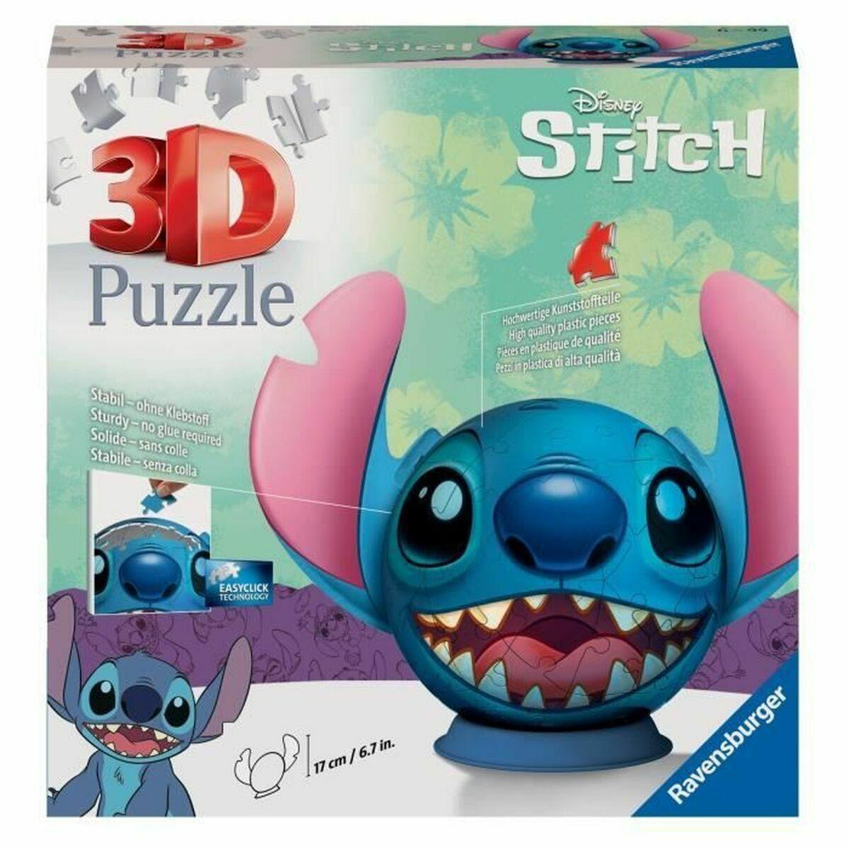 3D puslespil Ravensburger - Disney Stitch, 72 brikker