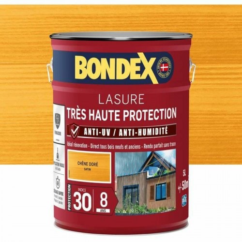 Træbeskyttelse Bondex brun - satin, 5 l