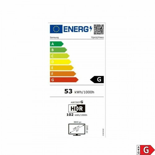 Smart TV Samsung 43" QLED 4K Ultra HD (TQ43Q7F)