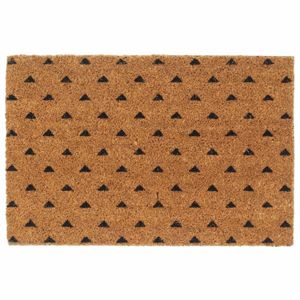 dørmåtte 40x60 cm tuftet coir naturfarvet