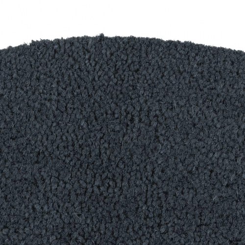Dørmåtte halvrund i coir - 40 × 60 cm, mørkegrå
