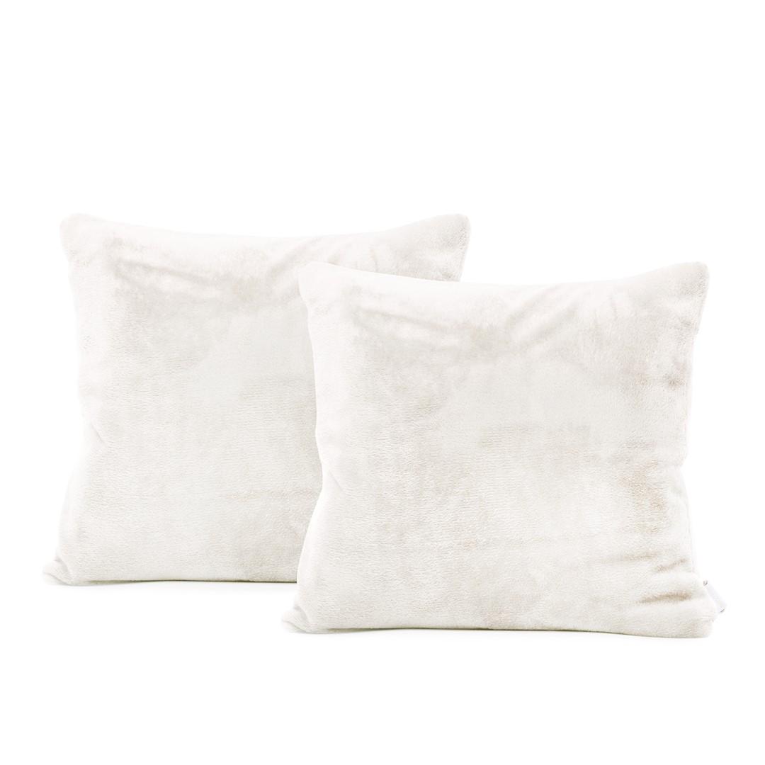 Pudebetræk 45x45 cm - DecoKing MIC, beige, glat, klassisk