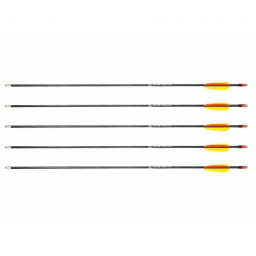 Pile til bueskydning POE LANG 28" glasfiber – sæt med 5