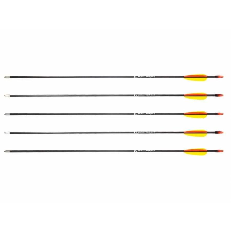 Pile til bueskydning POE LANG 28" glasfiber – sæt med 5