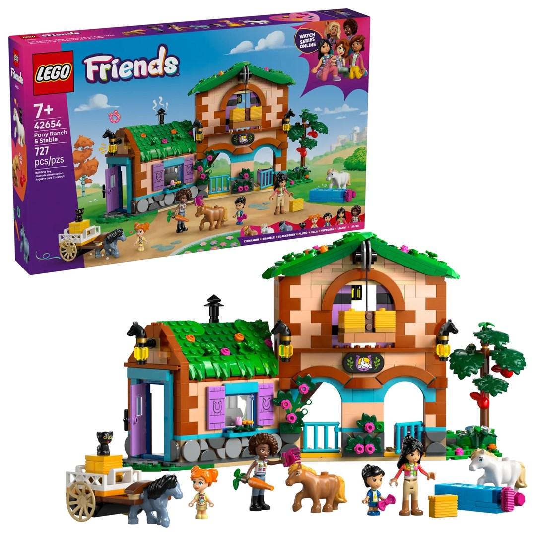 LEGO Friends 42654 Pony Ranch & Stald byggesæt (7+)