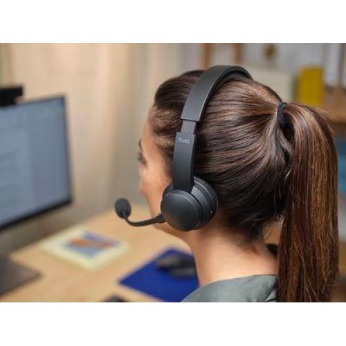 Headset Trust Ayda Wireless ENC - sort