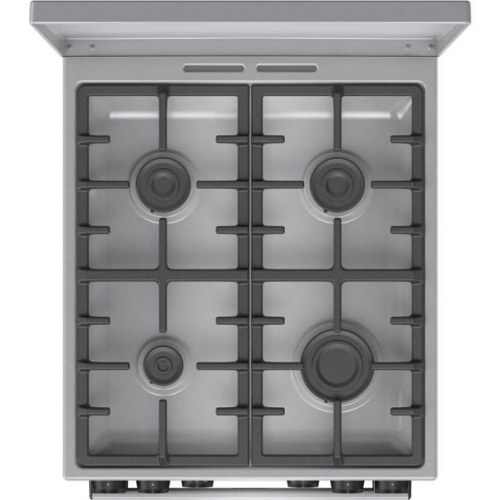 Gaskomfur med el-ovn – Gorenje GKS5C71XF, 50 cm, sølv