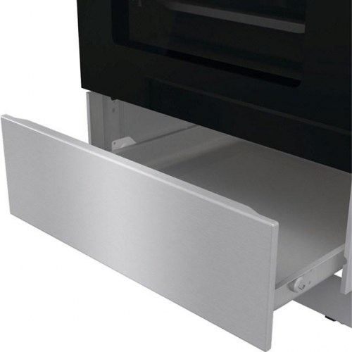 Gaskomfur med el-ovn – Gorenje GKS5C71XF, 50 cm, sølv