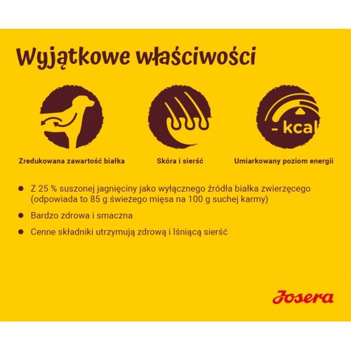 Hundefoder tørfoder JOSERA Lam med ris – 12,5 kg