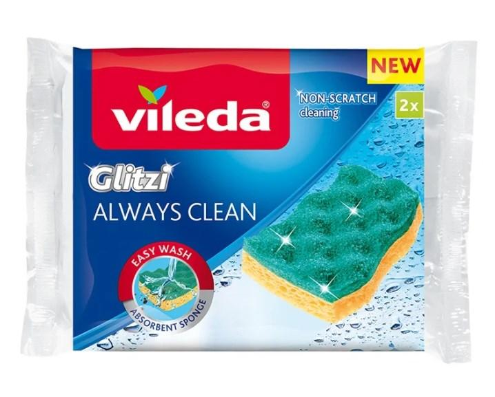 Opvaskesvampe Vileda Glitzi Always Clean - 2 stk. billede